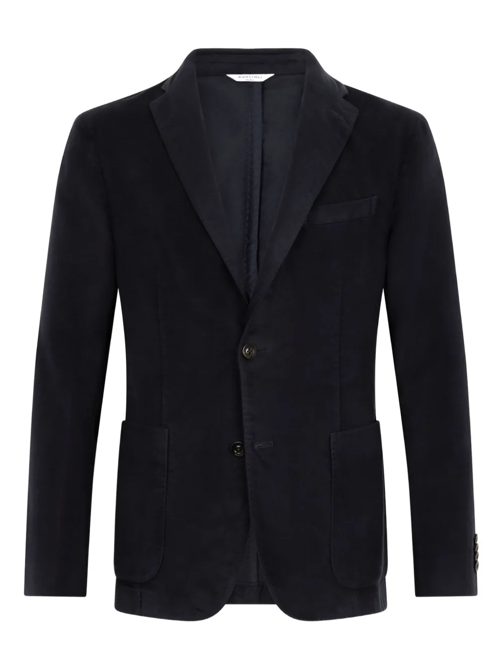 Boglioli two-button patch-pocket jacket Grijs
