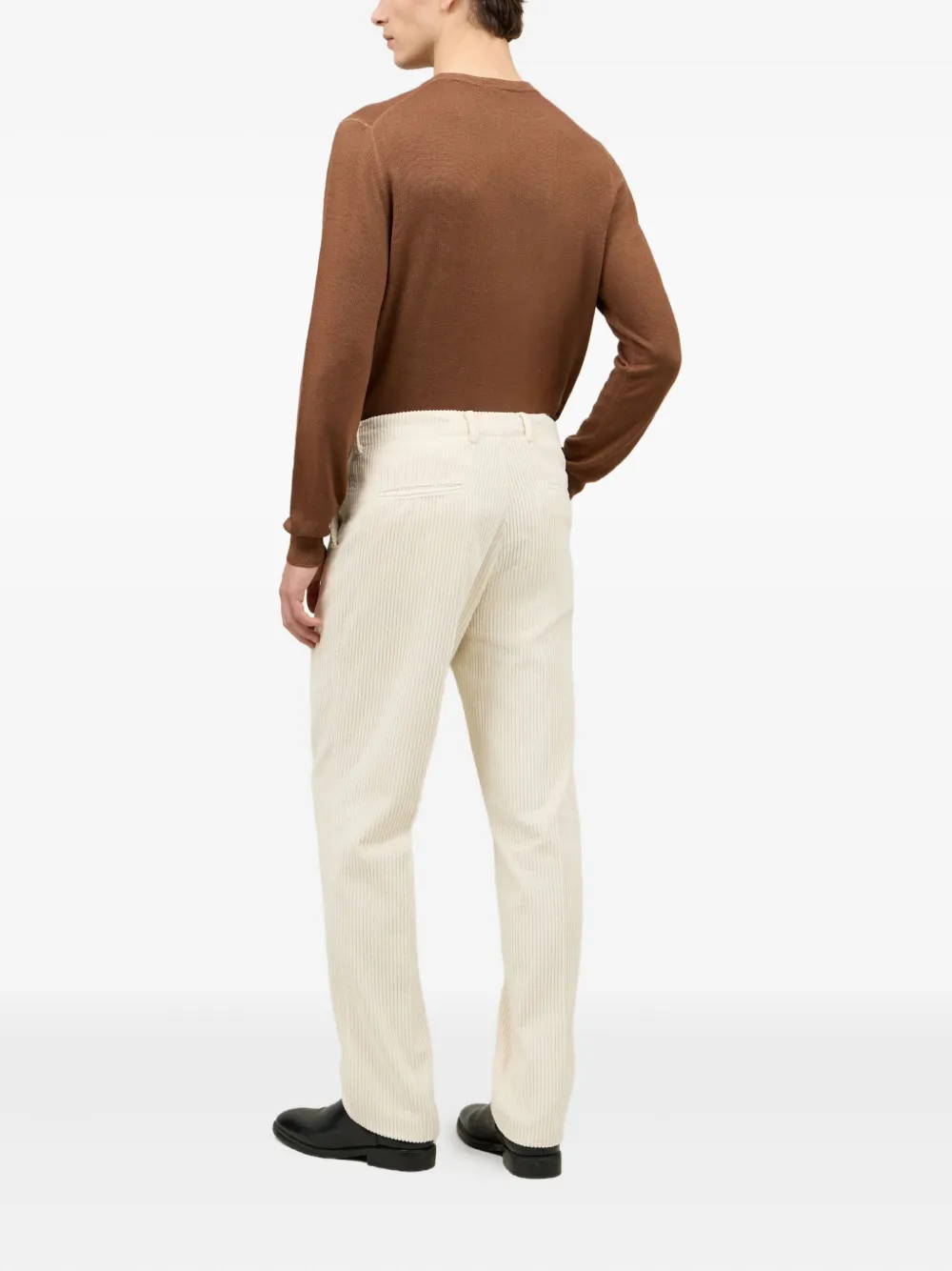 Boglioli Ribfluwelen broek Beige