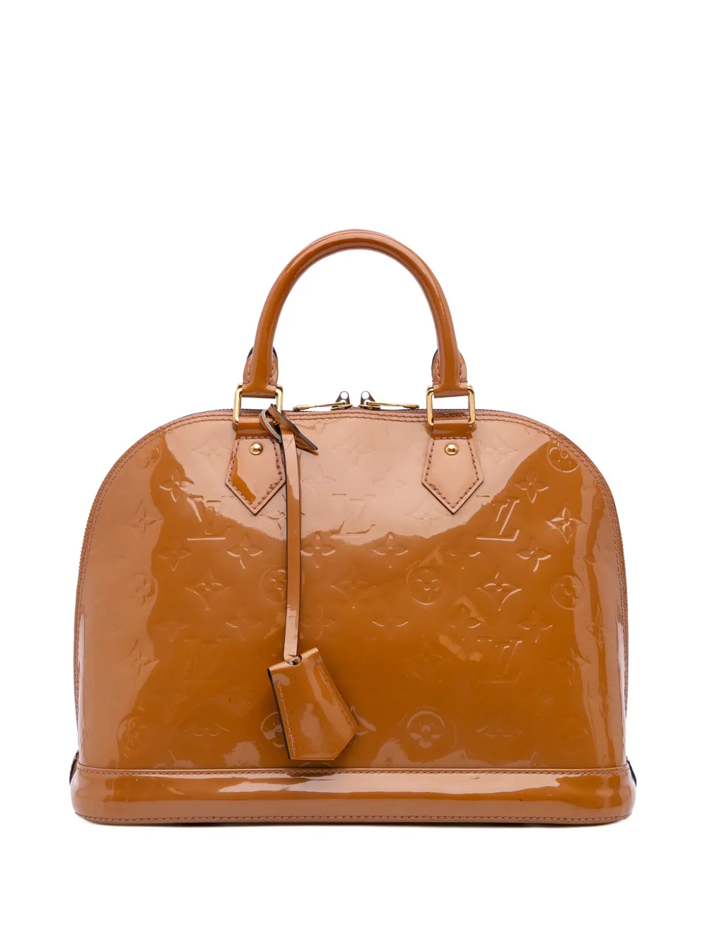 Louis Vuitton Pre-Owned 2013 モノグラム ヴェルニ アルマ PM ハンドバッグ - ブラウン Louis Vuitton Pre-Owned 2013 モノグラム ヴェルニ アルマ PM ハンドバッグ - ブラウン