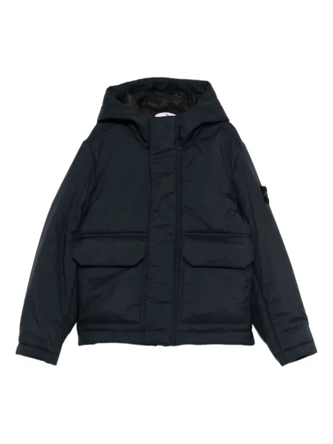 Stone Island Junior hooded parka jacket