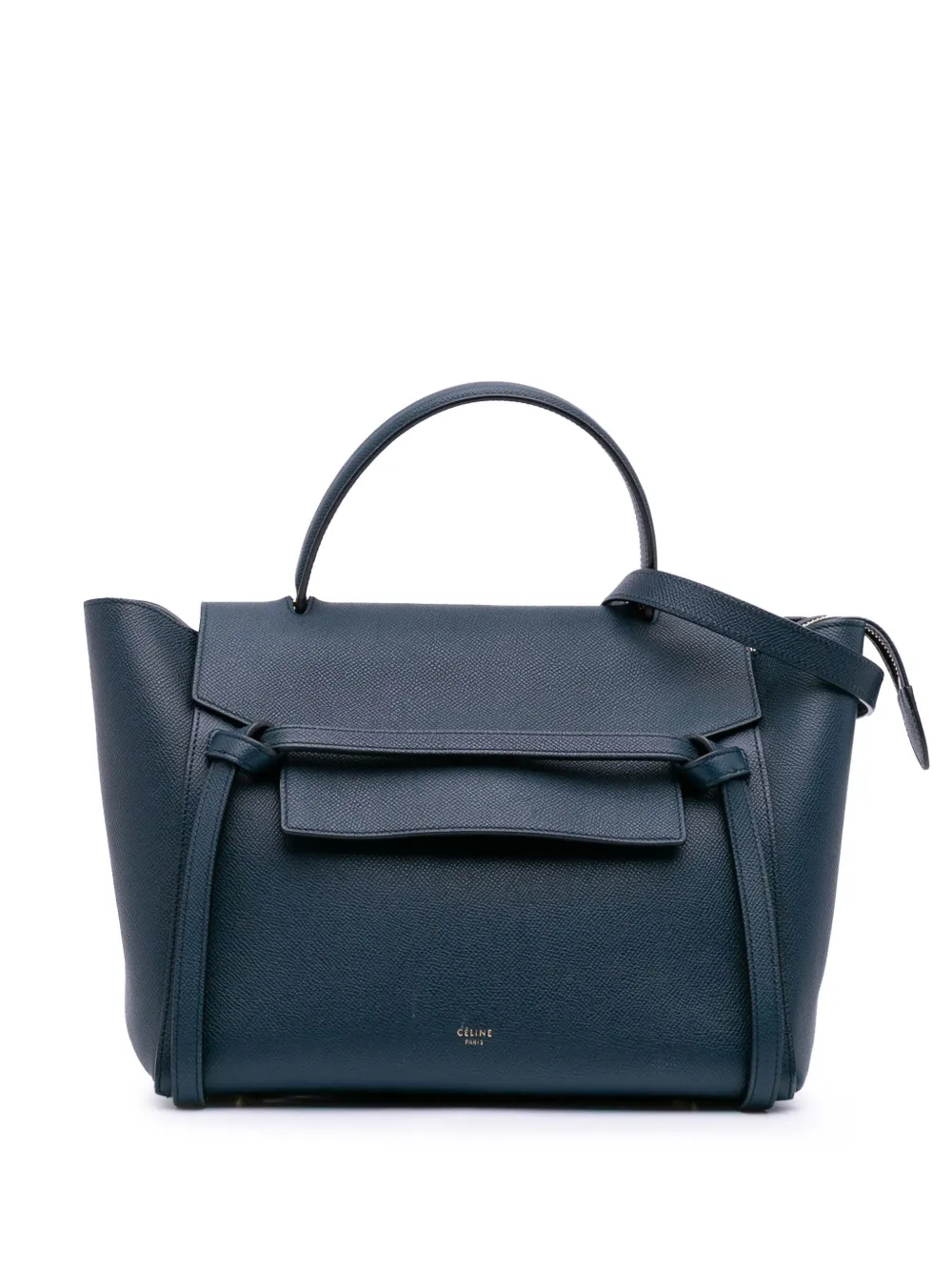 2017 Mini Grained Calfskin Belt satchel
