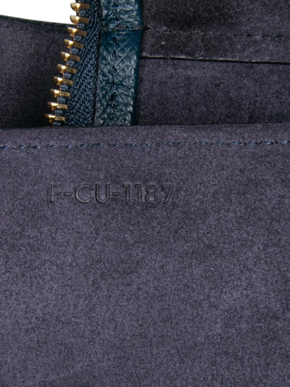 Pre-owned Celine 2017 Mini Grained Calfskin Belt Satchel In Blue
