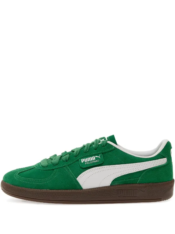 PUMA パレルモ スエード スニーカー | グリーン | FARFETCH JP