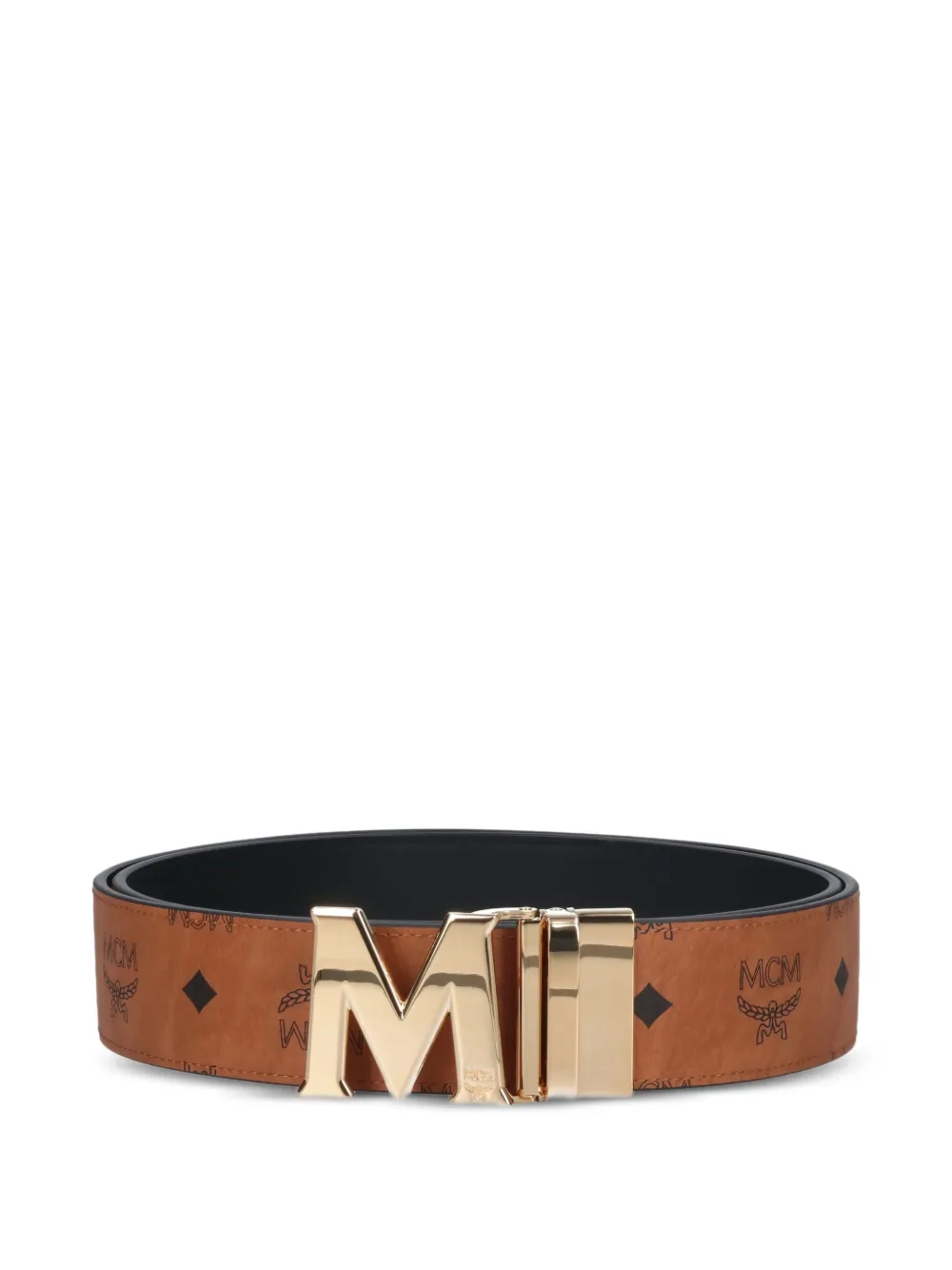 MCM logo-plaque reversible belt | Image 2
