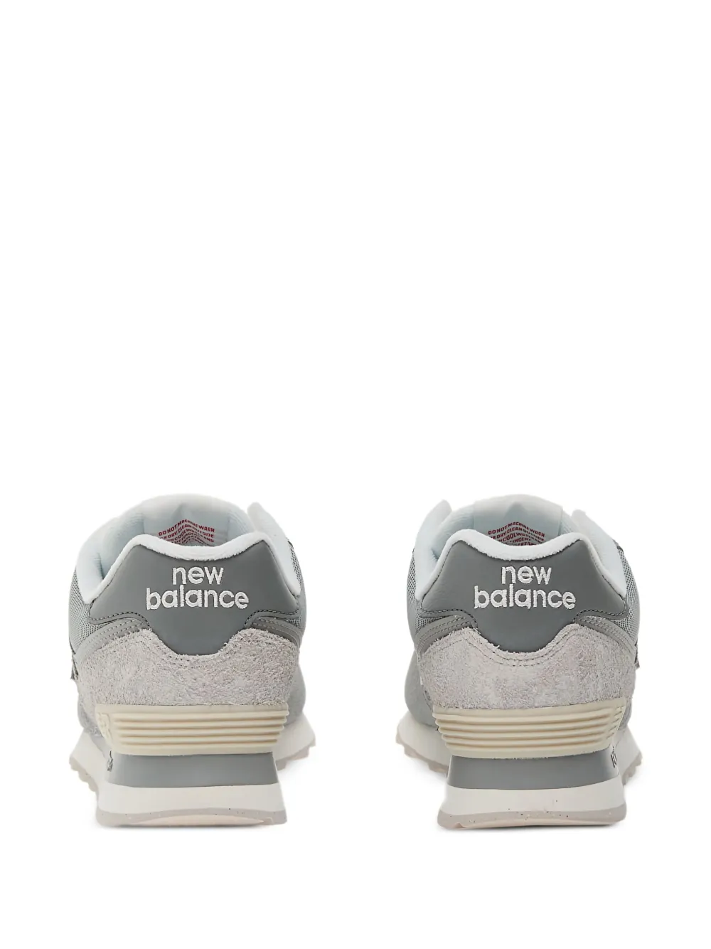 New Balance 574 Suede Mesh Sneakers In Gray