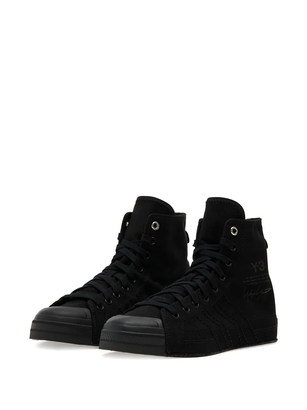 Y-3 Nizza Hi lace-up sneakers Black