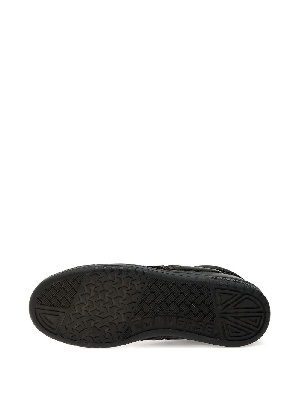Converse leather star sneakers Black