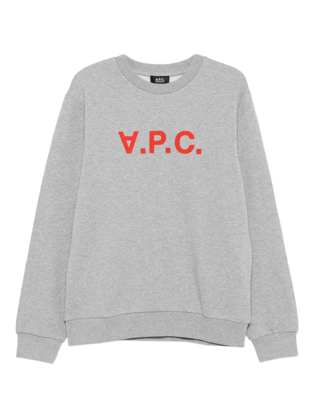 A.P.C. logo-embroidered crew-neck sweatshirt | Grey | Image 1