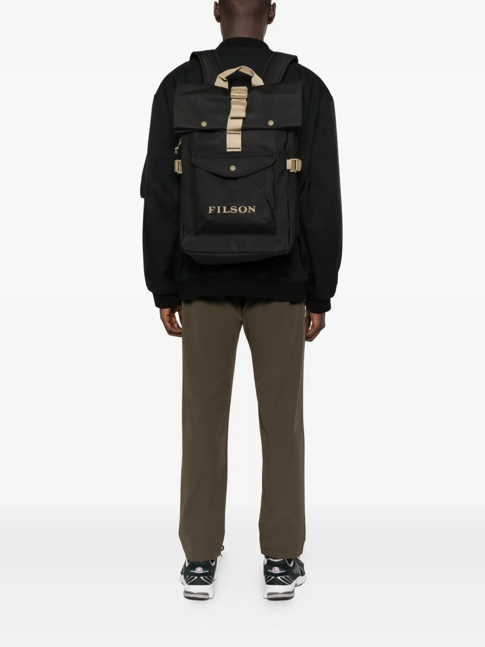 Filson Scout rugzak met gesp Zwart