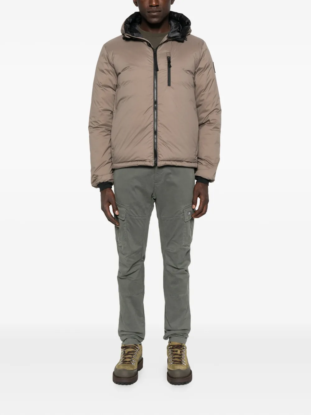 C.p. Company Cargo Trousers In Brown