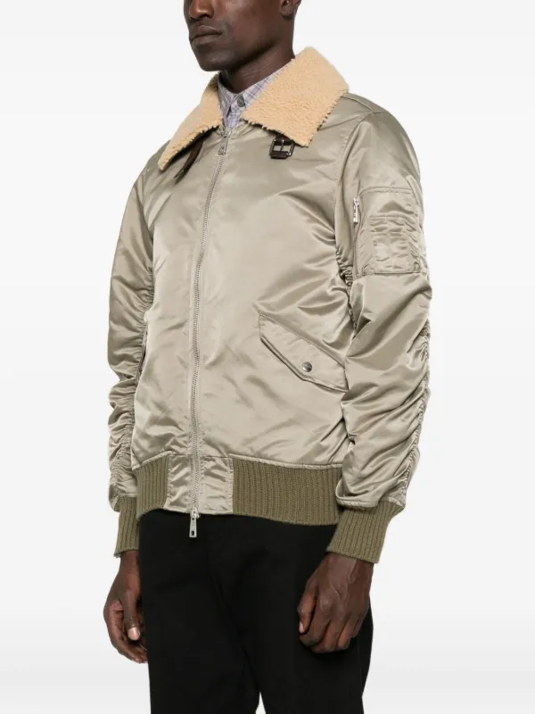 Giorgio Brato shearling-collar Bomber Jacket | Green | FARFETCH JO Giorgio Brato shearling-collar Bomber Jacket | Green | FARFETCH JO