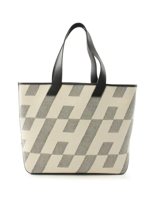 Hermès Pre-Owned 2021 Toile H and Swift Cabas H en Biais 40 tote bag