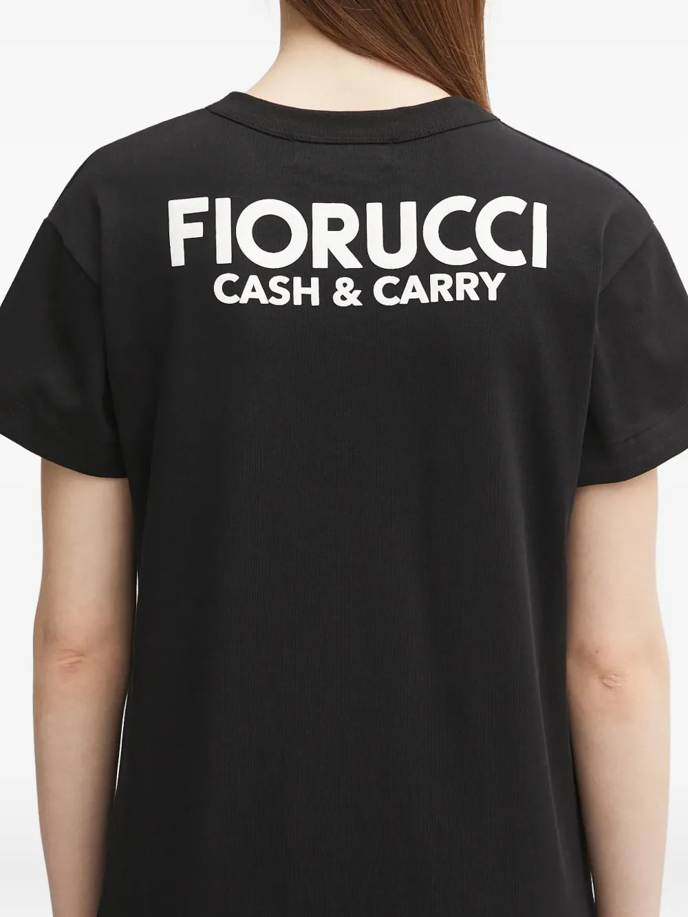 Fiorucci T-shirtjurk met zak Zwart