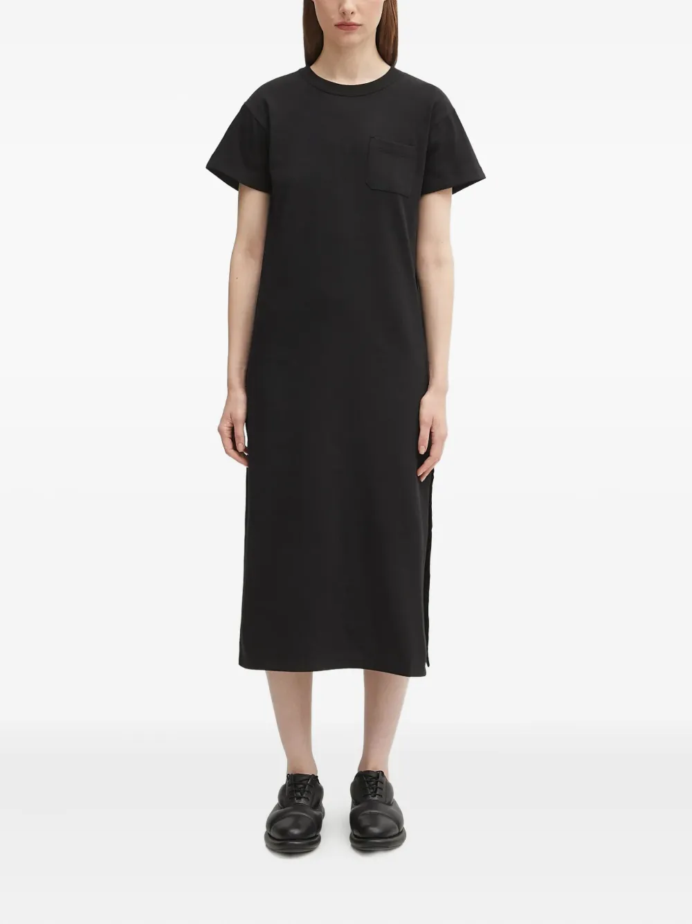 Fiorucci T-shirtjurk met zak Zwart
