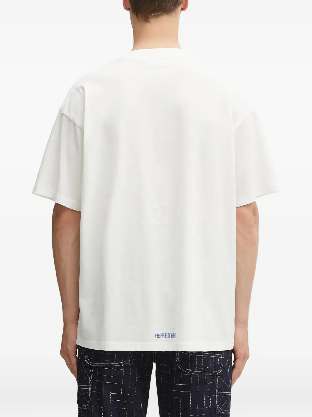 Represent T-shirt met grafische print Wit