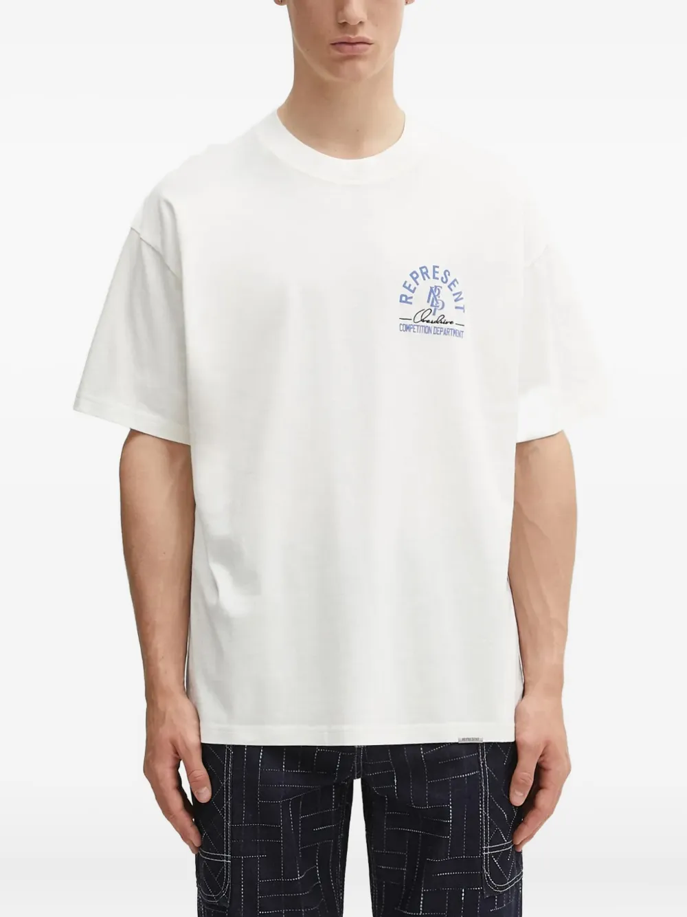 Represent T-shirt met grafische print Wit