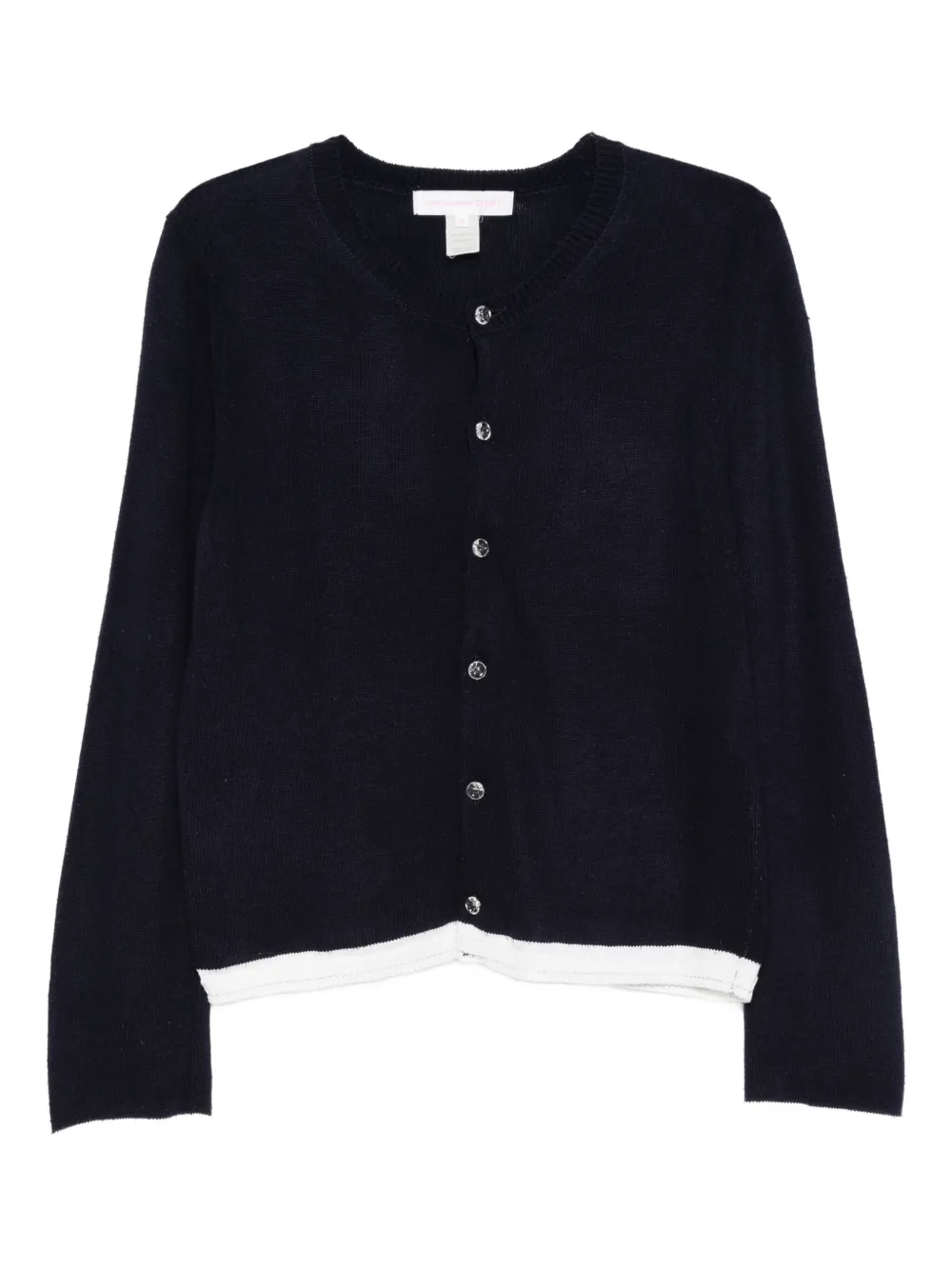 Pre-owned Comme Des Garçons 2000s Button-down Cardigan In Blue
