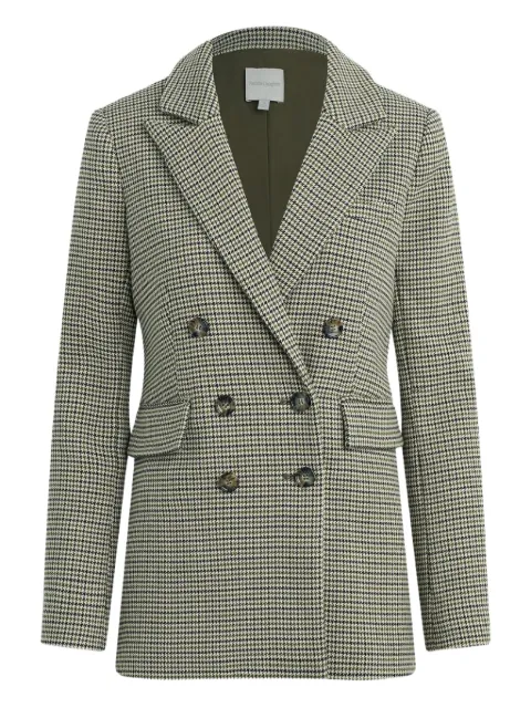 Favorite Daughter houndstooth double-breasted blazer