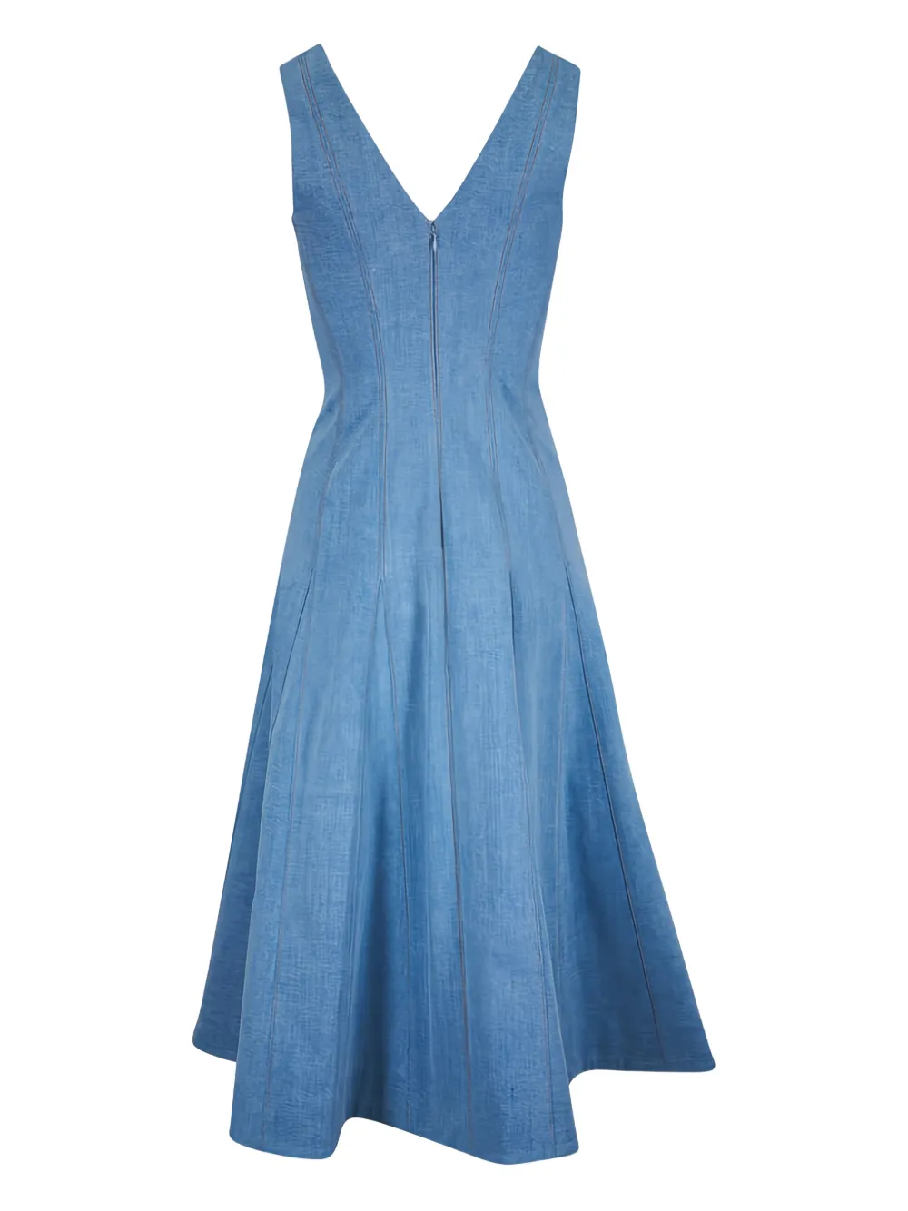 Veronica Beard Lou sleeveless denim midi dress | Day Dresses | Image 2