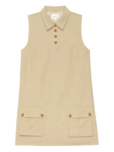 FRAME pocket-detail collared shirt dress