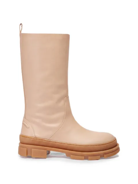 BETTINA VERMILLON Marie lug-sole boots