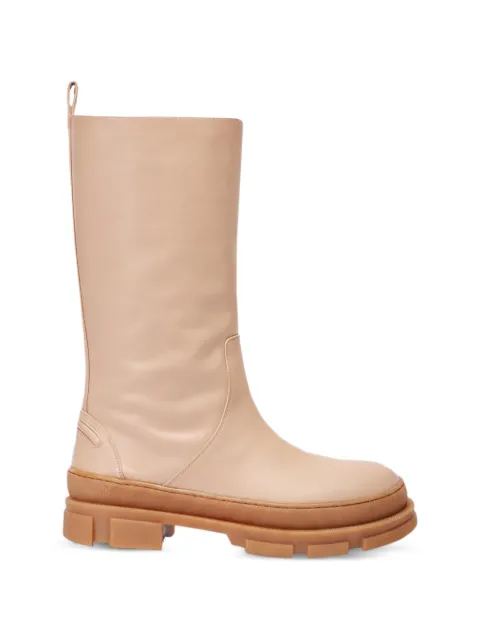 BETTINA VERMILLON Marie lug-sole boots