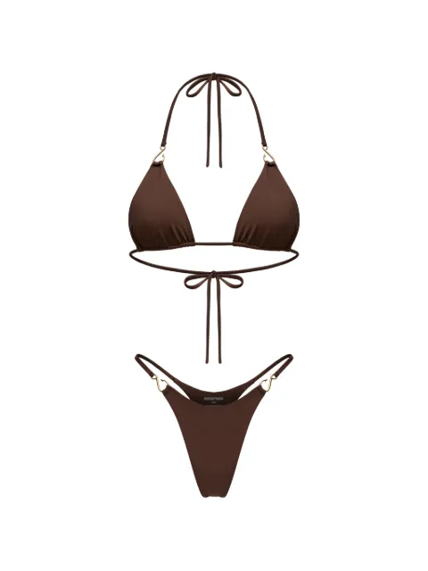 KOROBEYNIKOV bikini à détail de crochet