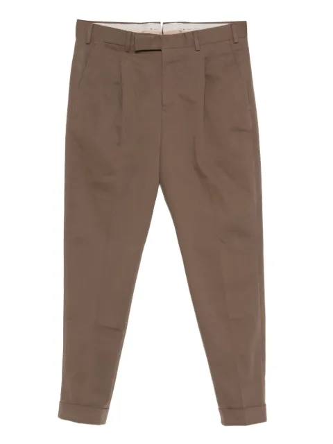 PT Torino pleated cuffed trousers
