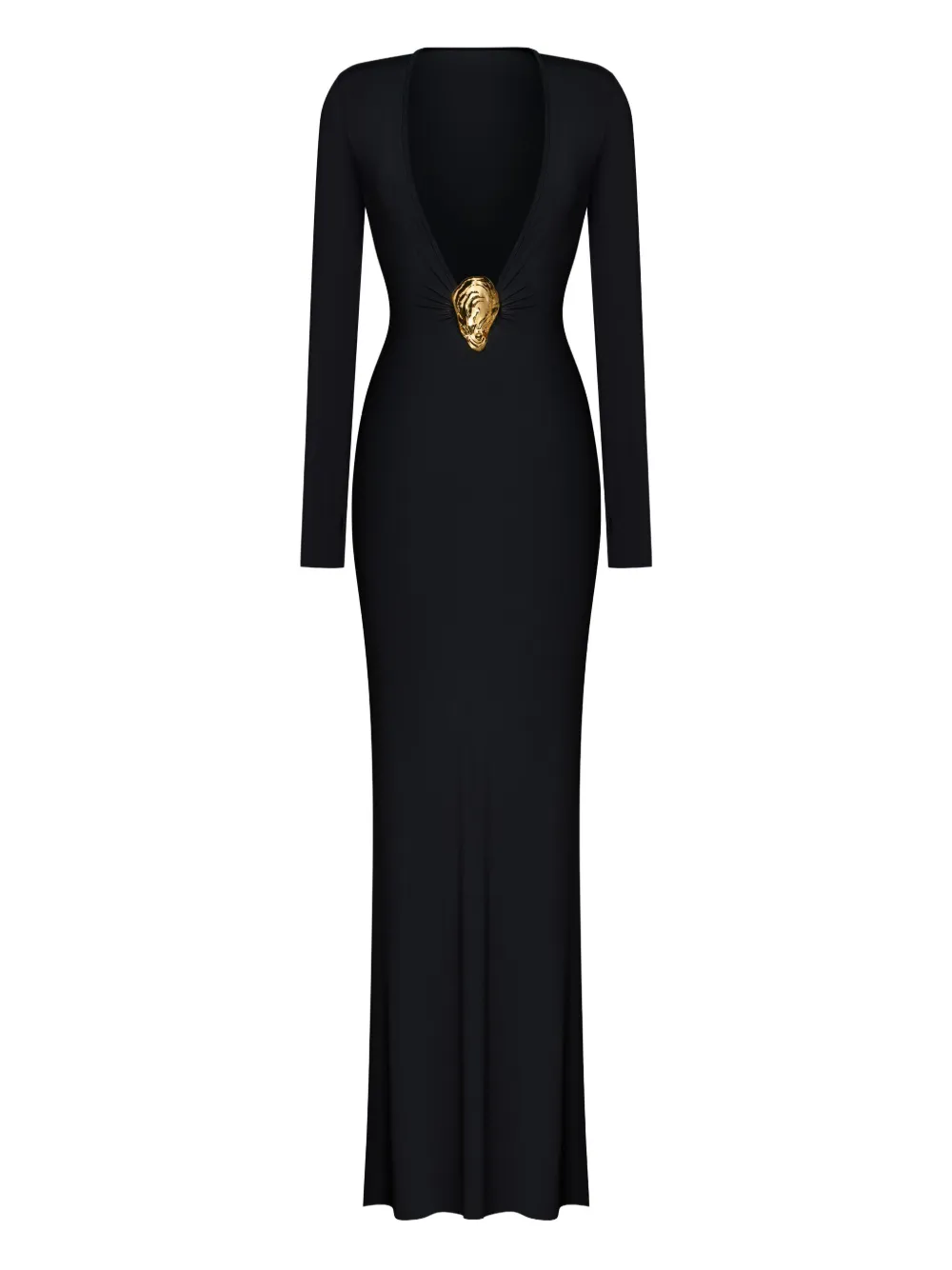 KOROBEYNIKOV long-sleeve dress | Blue | Image 1