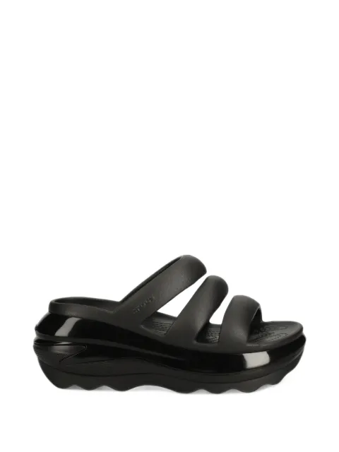 Crocs triple-strap platform sandals