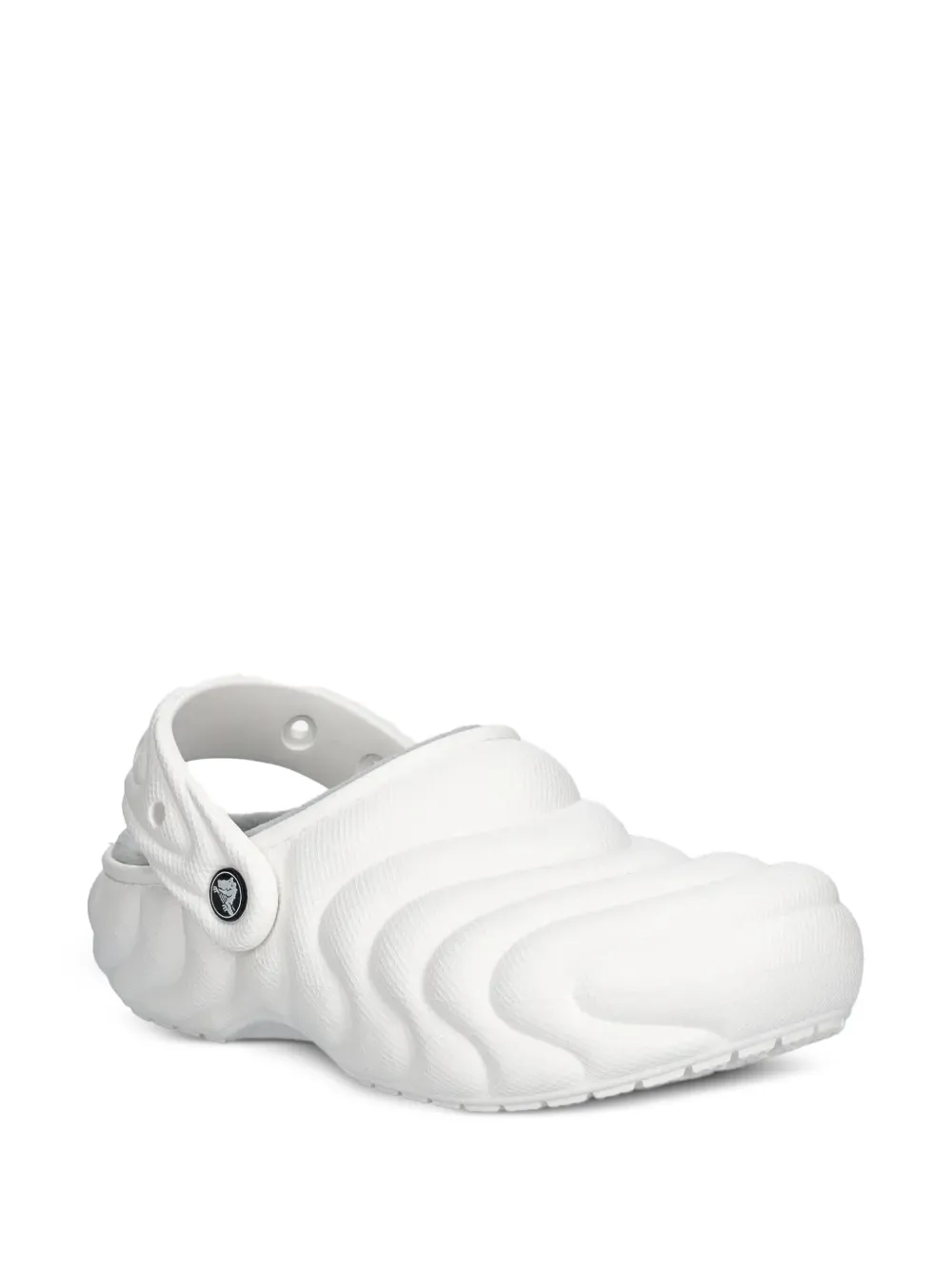 Crocs Slippers met textuur Wit