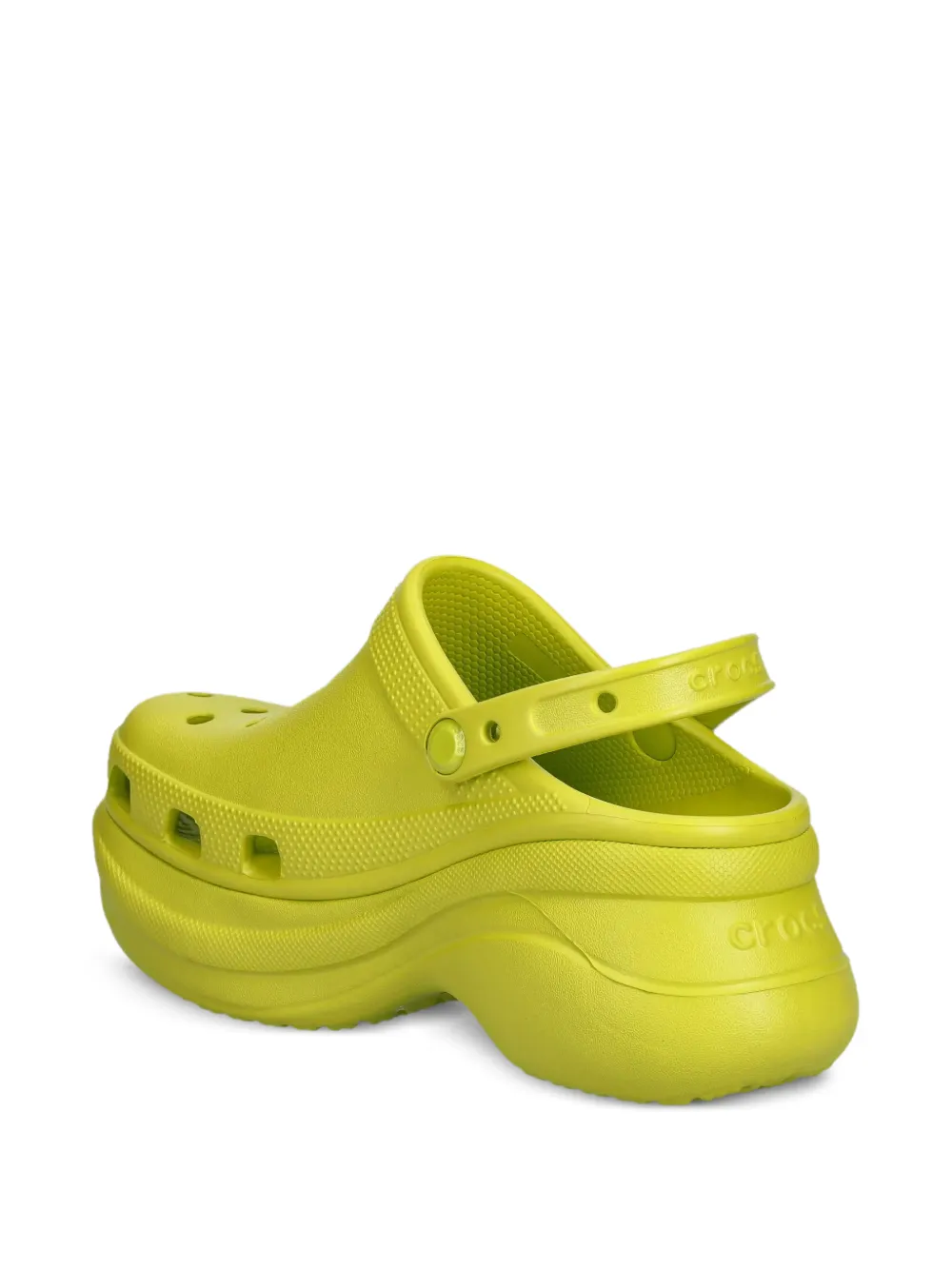 Crocs Slippers met plateauzool Groen