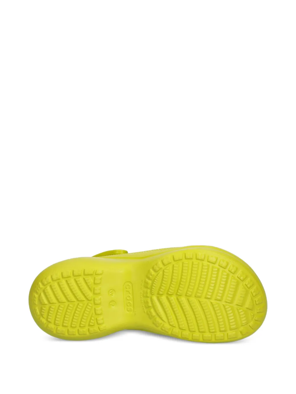 Crocs Slippers met plateauzool Groen