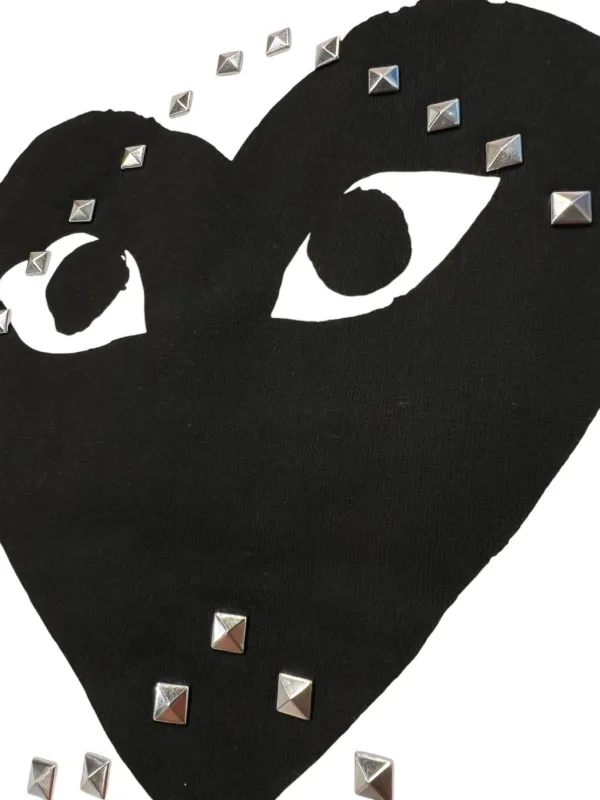 Comme Des Garçons Play スタッズトリム Tシャツ | ホワイト | FARFETCH JP