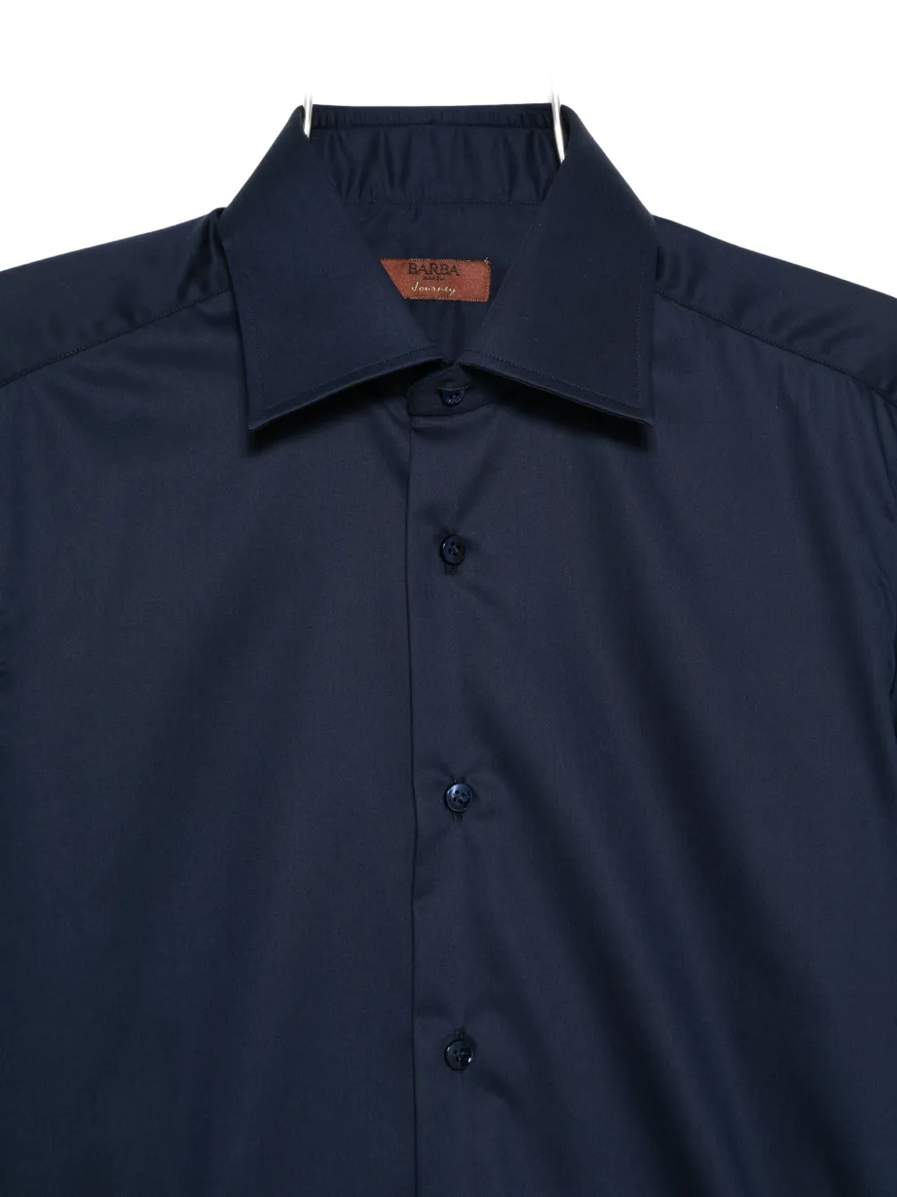 Barba Napoli Long-sleeve Button-down Shirt In Blue