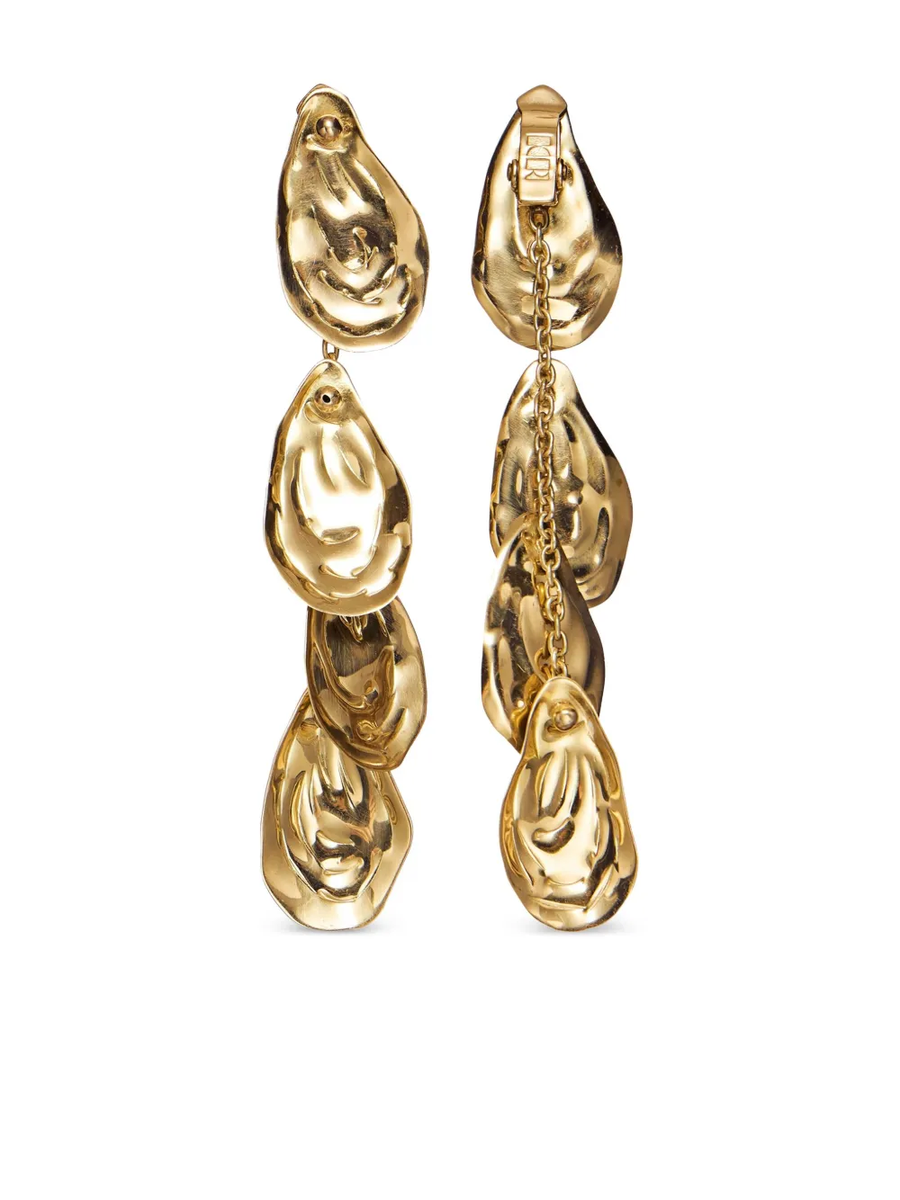 Korobeynikov Embellished Earrings In Gold