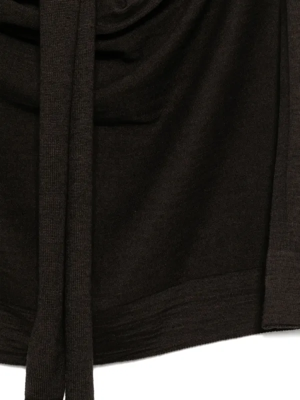 LEMAIRE トロンプルイユスカーフ LEMAIRE トロンプルイユ スカーフ | ブラウン | FARFETCH JP