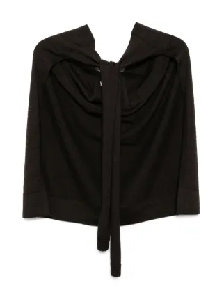 LEMAIRE Trompe L'oeil Scarf | Brown | FARFETCH IE