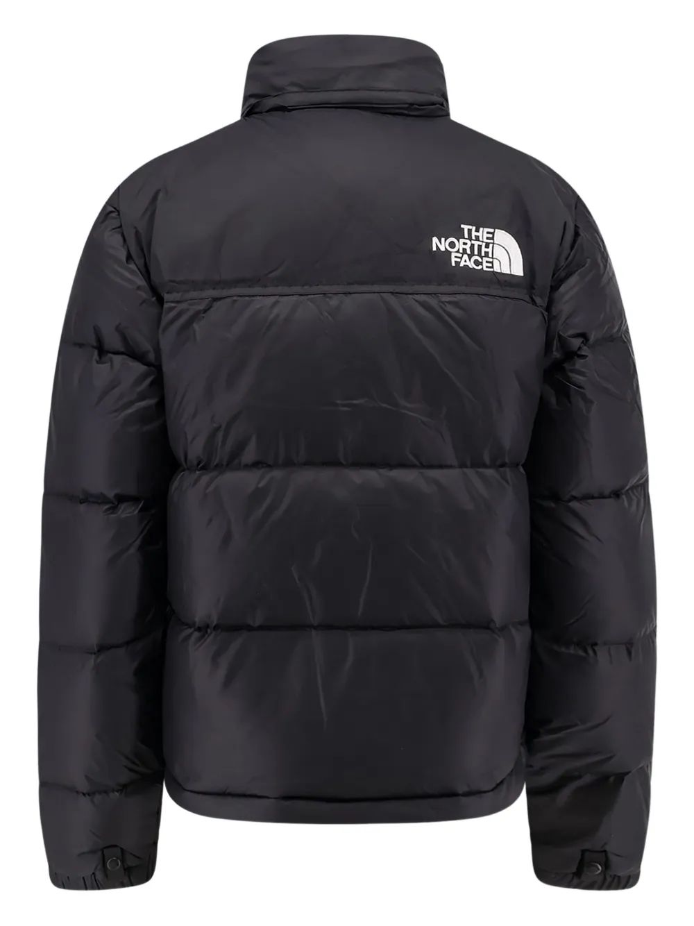 The North Face Donsjack met geborduurd logo Zwart