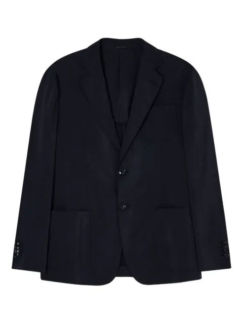 Giorgio Armani patch-pocket single-breasted blazer