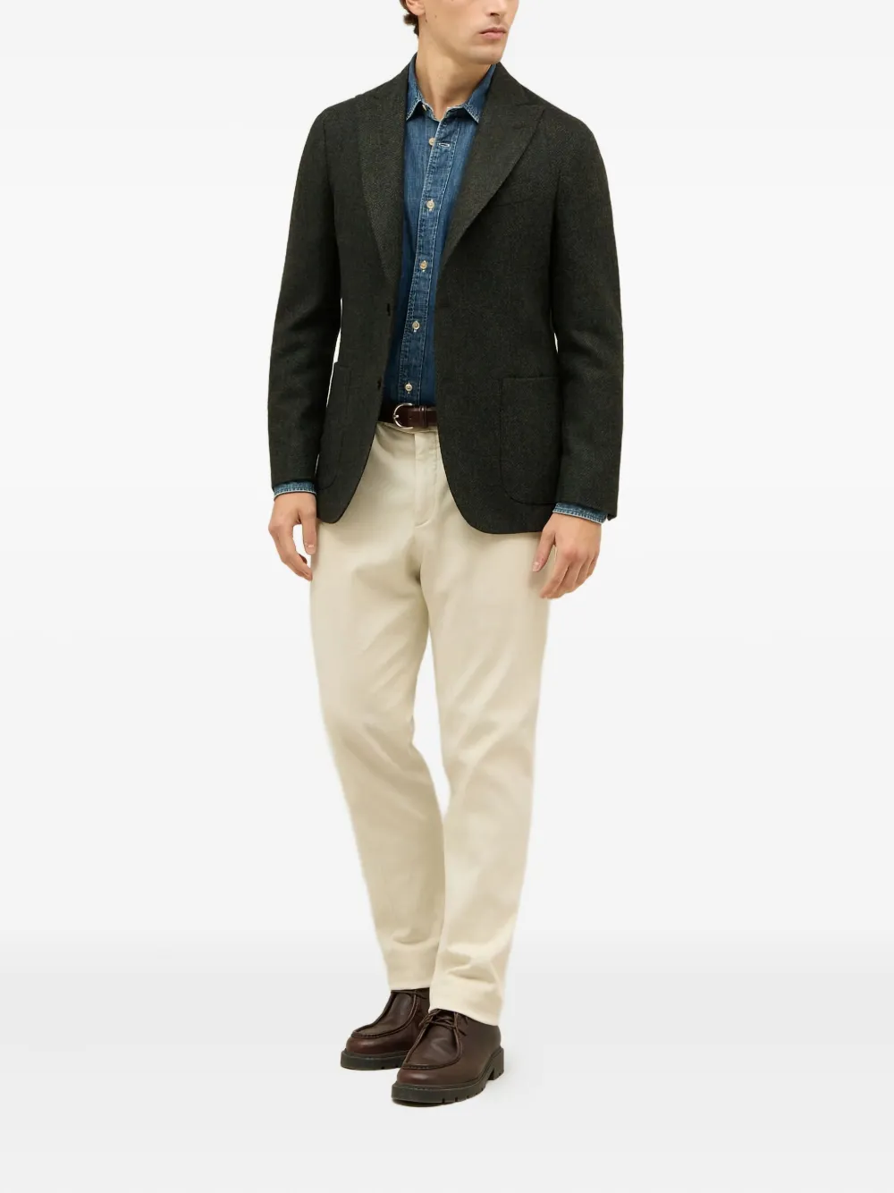 Boglioli Shetland single-breasted blazer | Suit & Dinner Jackets | Image 2
