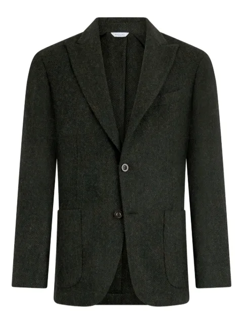 Boglioli Shetland single-breasted blazer