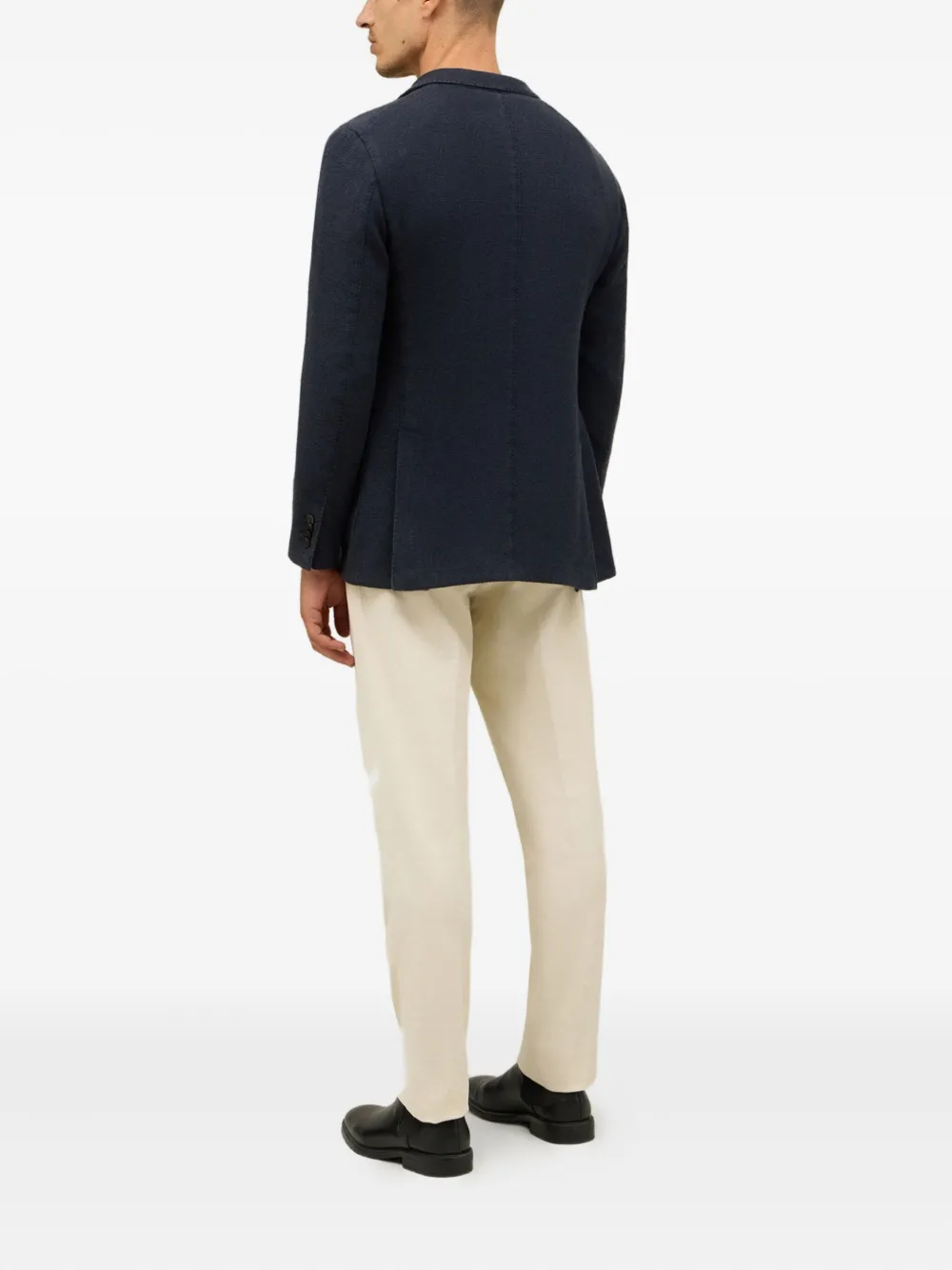 Boglioli Blazer met enkele rij knopen Blauw