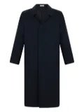 Boglioli single-breasted wool-blend coat - Blue