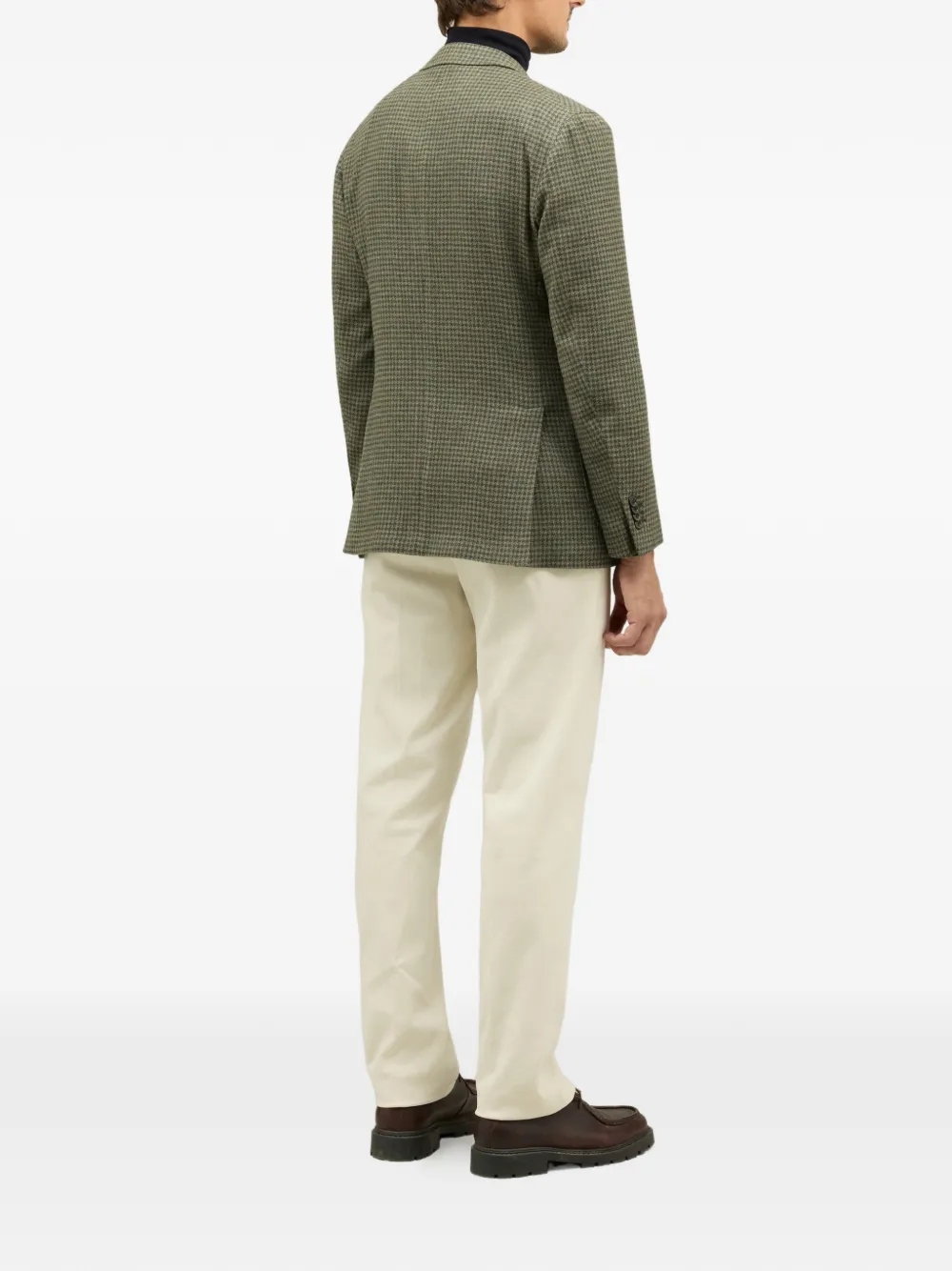 Boglioli Windsor houndstooth jacket Groen
