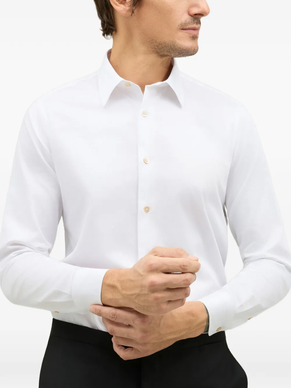 Boglioli buttoned shirt Wit