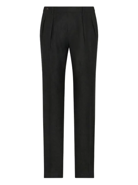 Boglioli pleated wool trousers