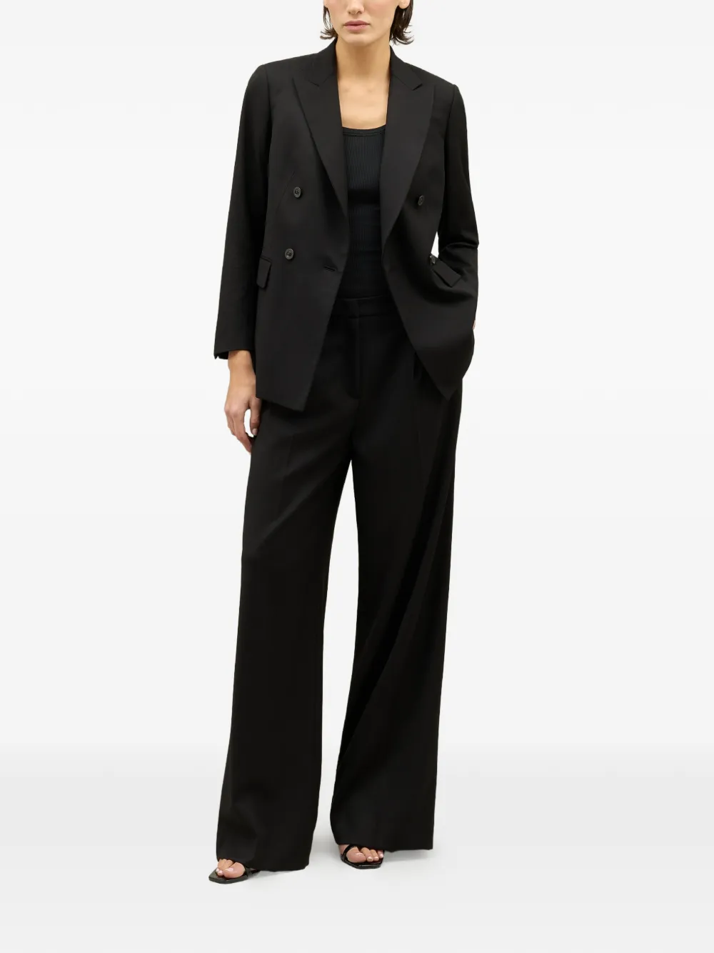 Boglioli belted trousers - Zwart