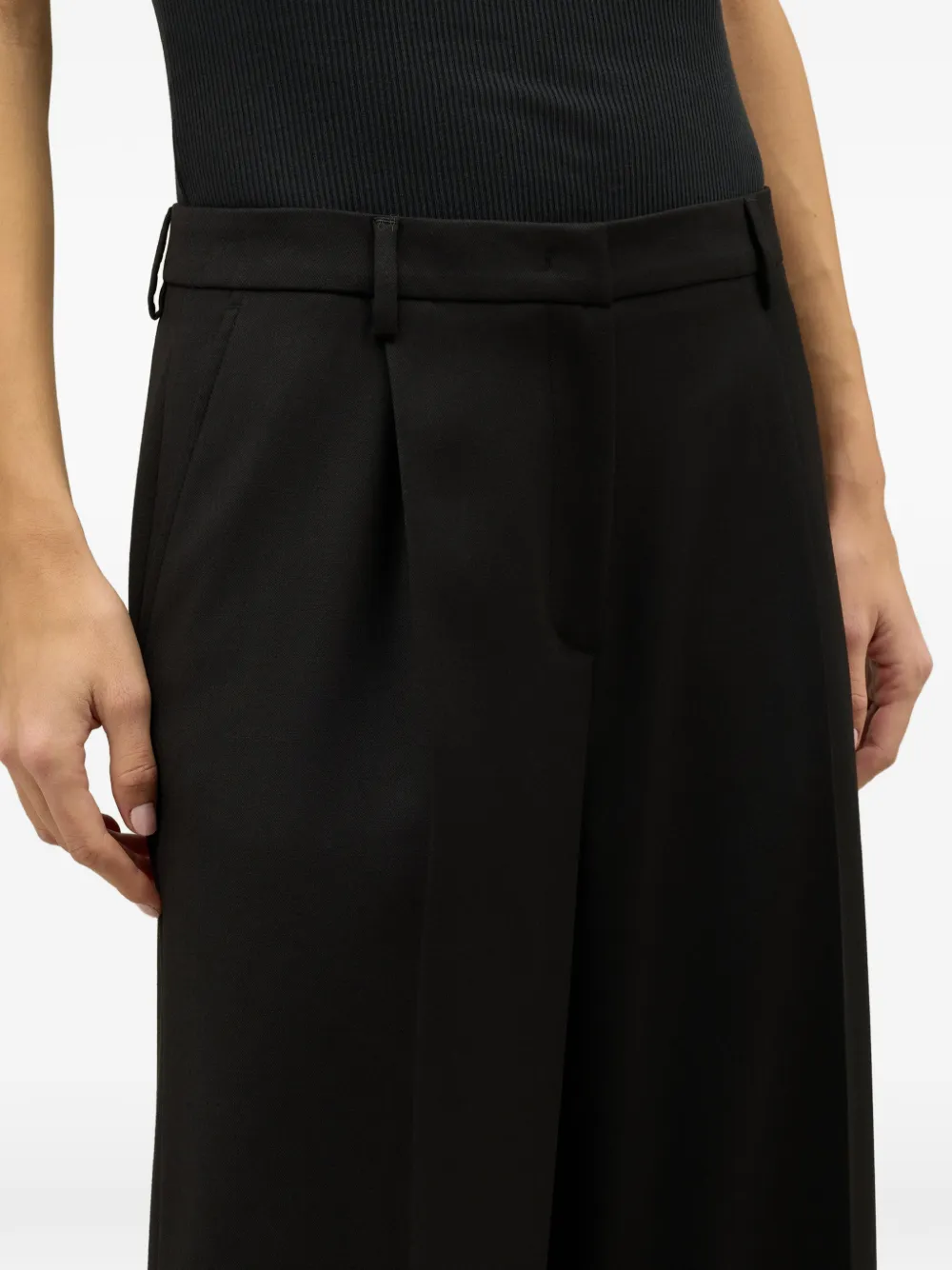 Boglioli belted trousers Zwart