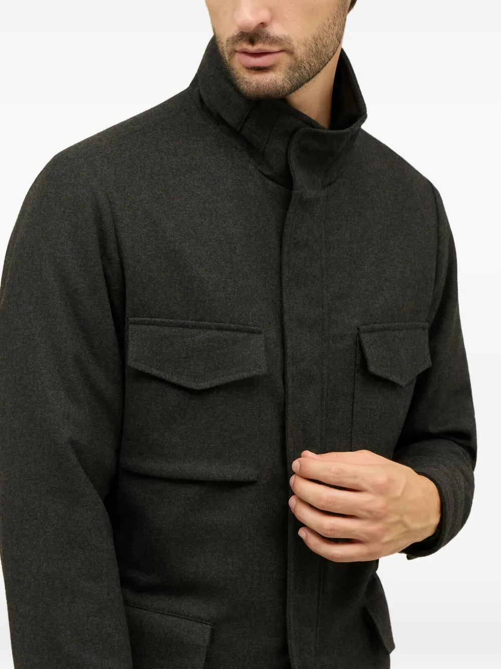 Boglioli Jack met klepzak Groen